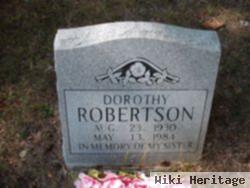 Dorothy Robertson