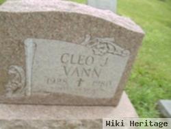 Cleo Josephine Jackson Vann