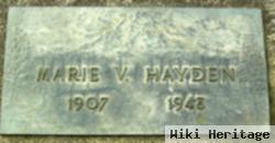 Marie V Hayden