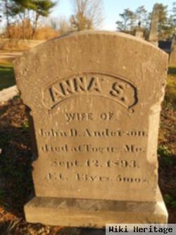 Anna Sarah Thayer Anderson