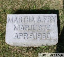 Martha A. "mattie" Woods Fry