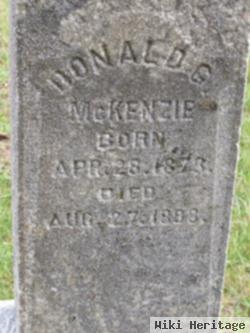 Donald G Mckenzie