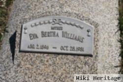 Eva Bertha Williams