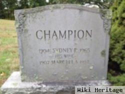 Sydney P Champion