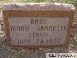 Mary Jeanette Lloyd