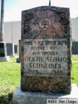 Gertie Slomo Schneider