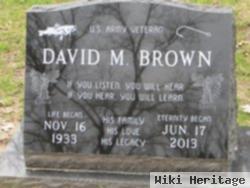 David M Brown