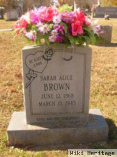 Sarah Alice Berry Brown