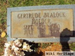 Gertrude Elizabeth "gertie" Odell Blalock Holder