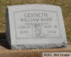 William Babe Gerneth