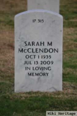 Sarah M Mcclendon