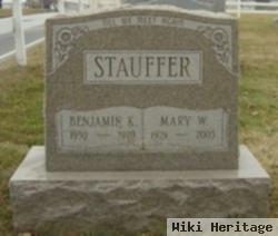 Mary W. Hoover Stauffer