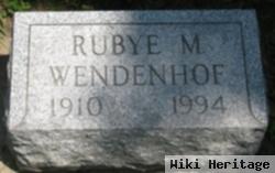 Ruby M Wendenhof