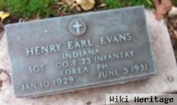 Sgt Henry Earl Evans