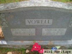 Martha Jane "janie" Wallace Vowell