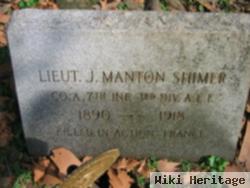 Lieut J Manton Shimer