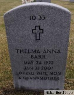 Thelma Anna Barr