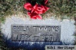 Philomena I "phila" Flint Timmons