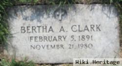 Bertha A Clark