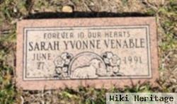 Sarah Yvonne Venable