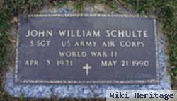 Sgt John William Schulte