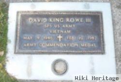 David King Rowe, Iii