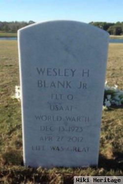 Wesley Howard Blank, Jr