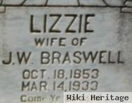 Sarah Elizabeth "lizzie" Gregg Braswell