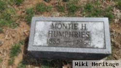 Montie H Humphries