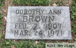 Dorothy Ann Brown