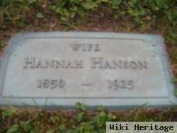 Hannah Hanson