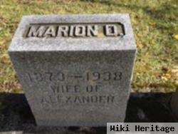 Marion D Menzie