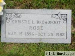 Christie Lillian Rolfe Broadfoot