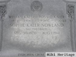 Sophia Theobold Kaler Nowland