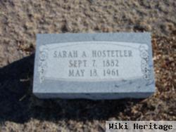 Sarah A. Hostetler