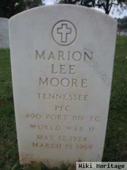 Pfc Marion Lee Moore