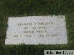 Frances T. Mclean