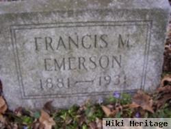 Francis M Emerson
