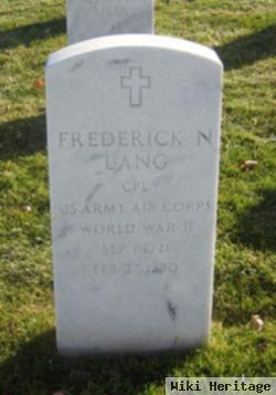 Frederick N Lang