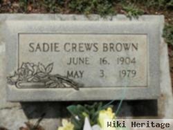 Sadie Jane Oliver Crews Brown