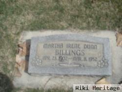 Martha Irene Dunn Billings