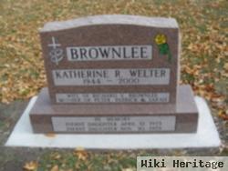 Katherine R Welter Brownlee