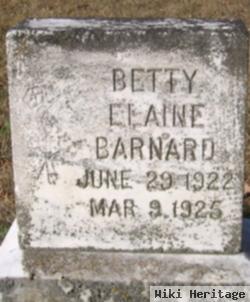 Betty Elaine Barnard