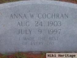 Anna W Cochran