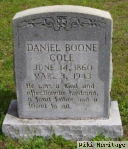 Daniel Boone "boney" Cole