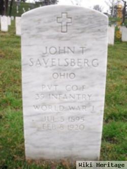 Pvt John T Savelsberg