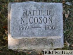 Mattie D. Nicoson