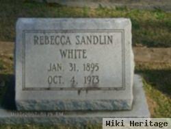 Rebecca Elizabeth Sandlin White