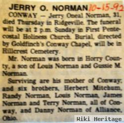 Jerry Oneal Norman