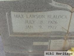 Max Lawson Blalock